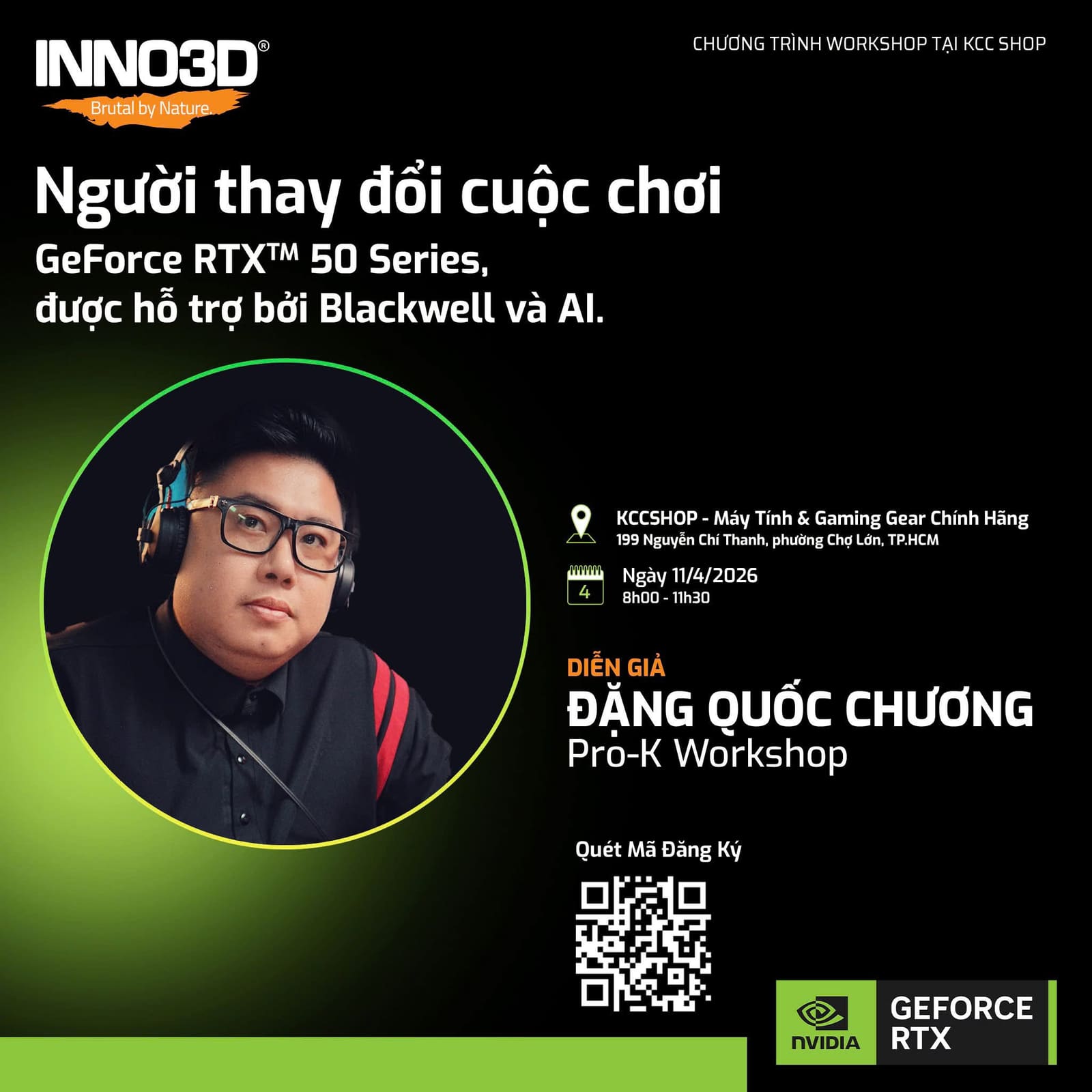 DIY PC WORKSHOP CÙNG VỚI INNO3D VÀ NVIDIA TẠI KCCSHOP