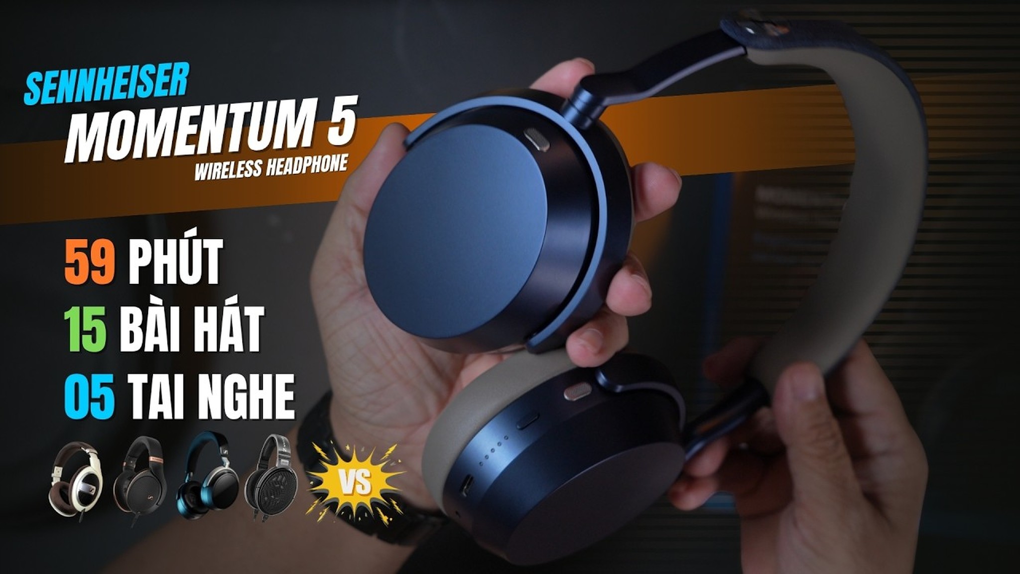Momentum 5 wireless review chi tiết, nghe thử và so sánh.