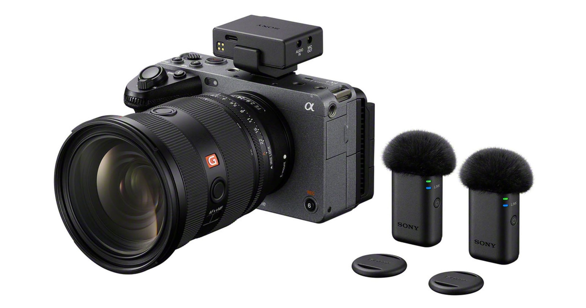 Bộ thu ECM-W5 cắm vào chân MI Shoe của máy ảnh Sony