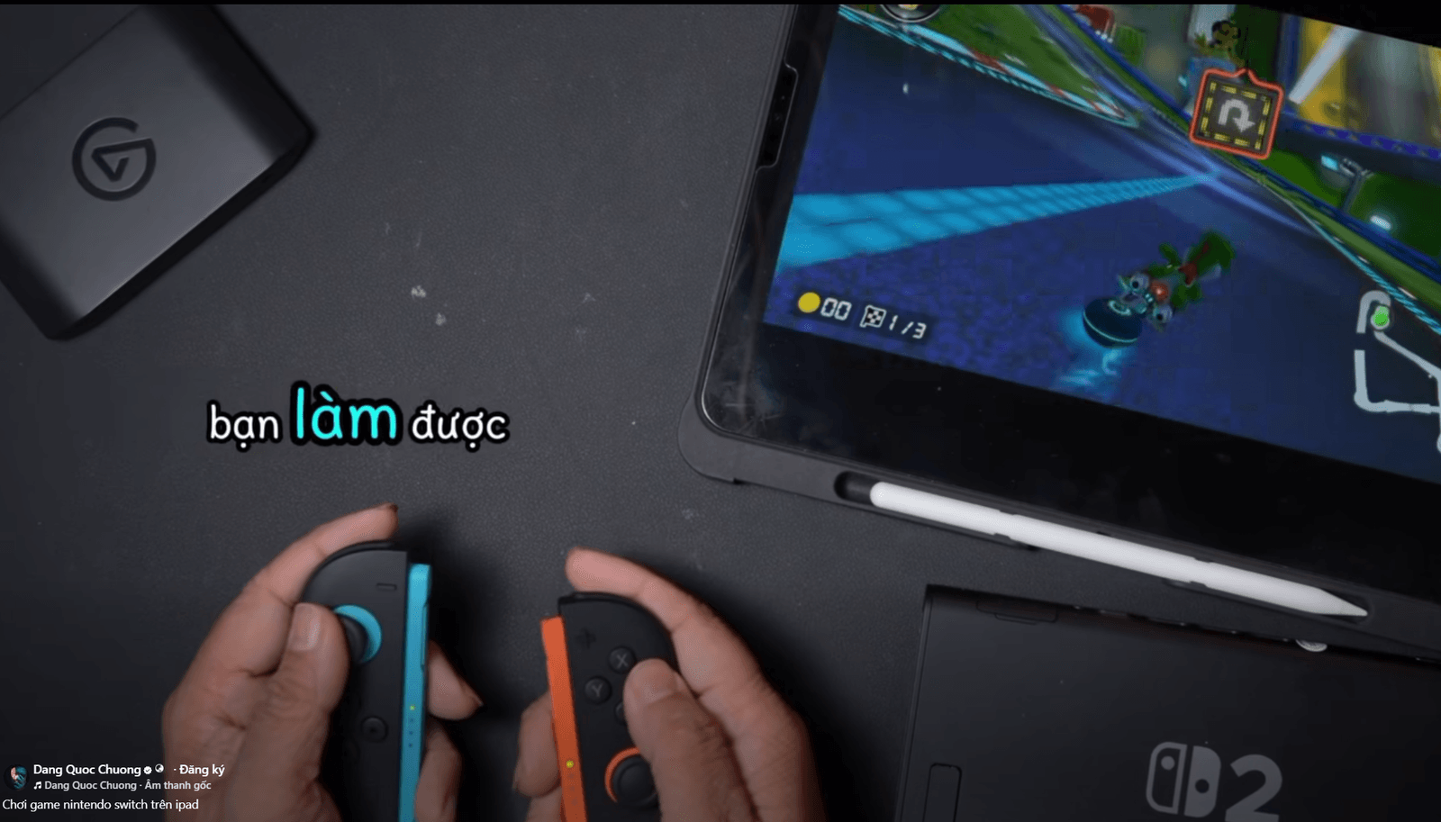 Chơi và ghi hình Nintendo Switch 2 bằng iPad – Không cần PC